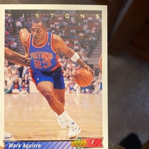 Mark Aguirre Basketball card